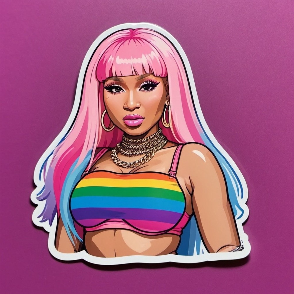 Nicki Minaj Pride Sticker